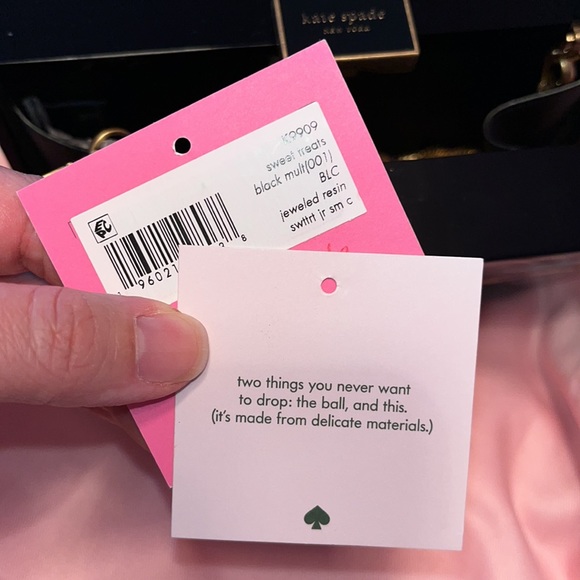 NWT! kate spade Sweet Treats Jeweled Resin Clutch - Picture 9 of 14